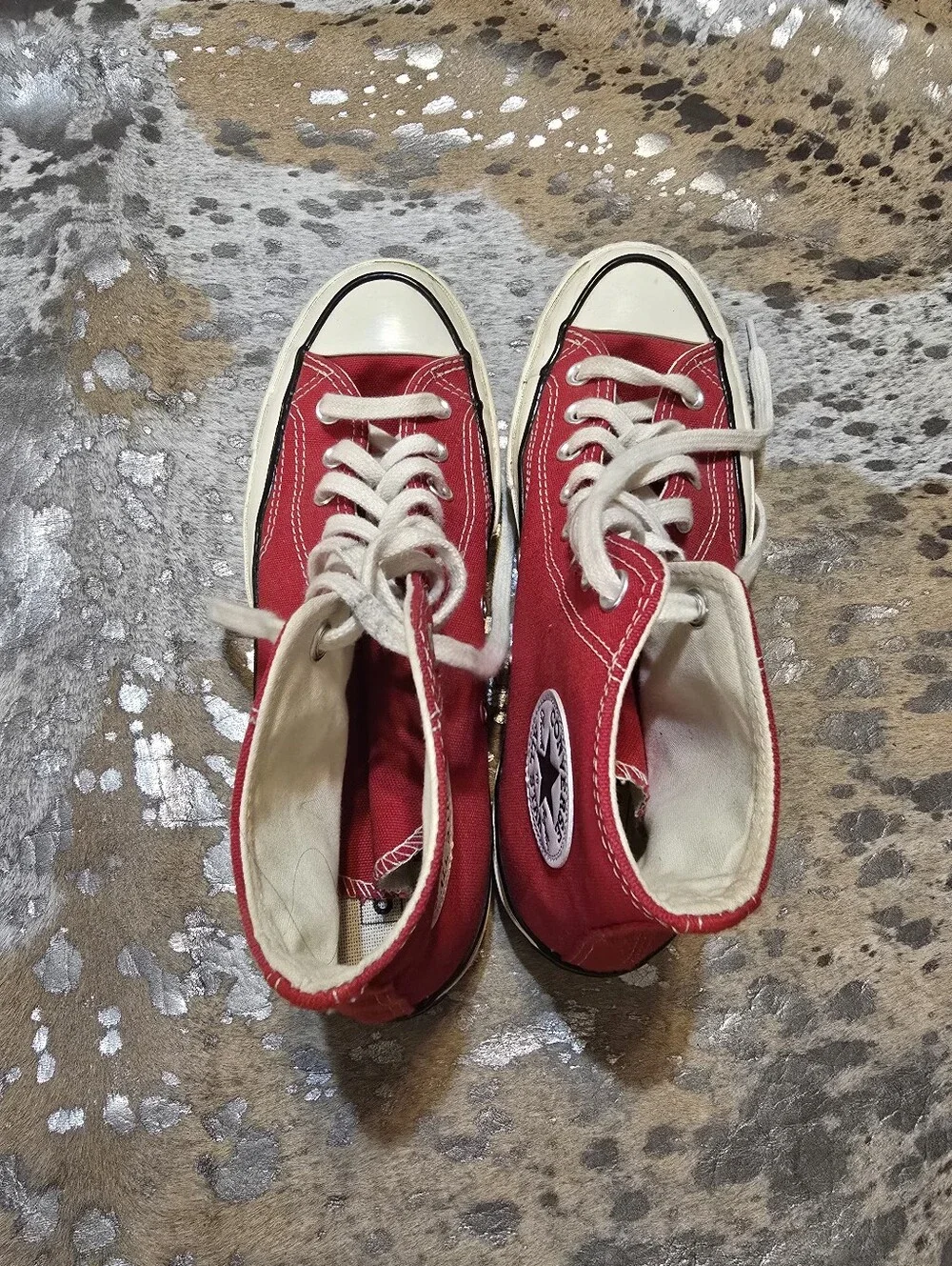 Converse Chuck Taylor All Star High Top Sneakers - Red - Picture 7 of 10